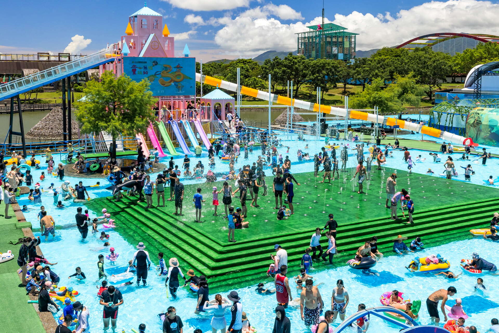 冬山河親水公園戲水區