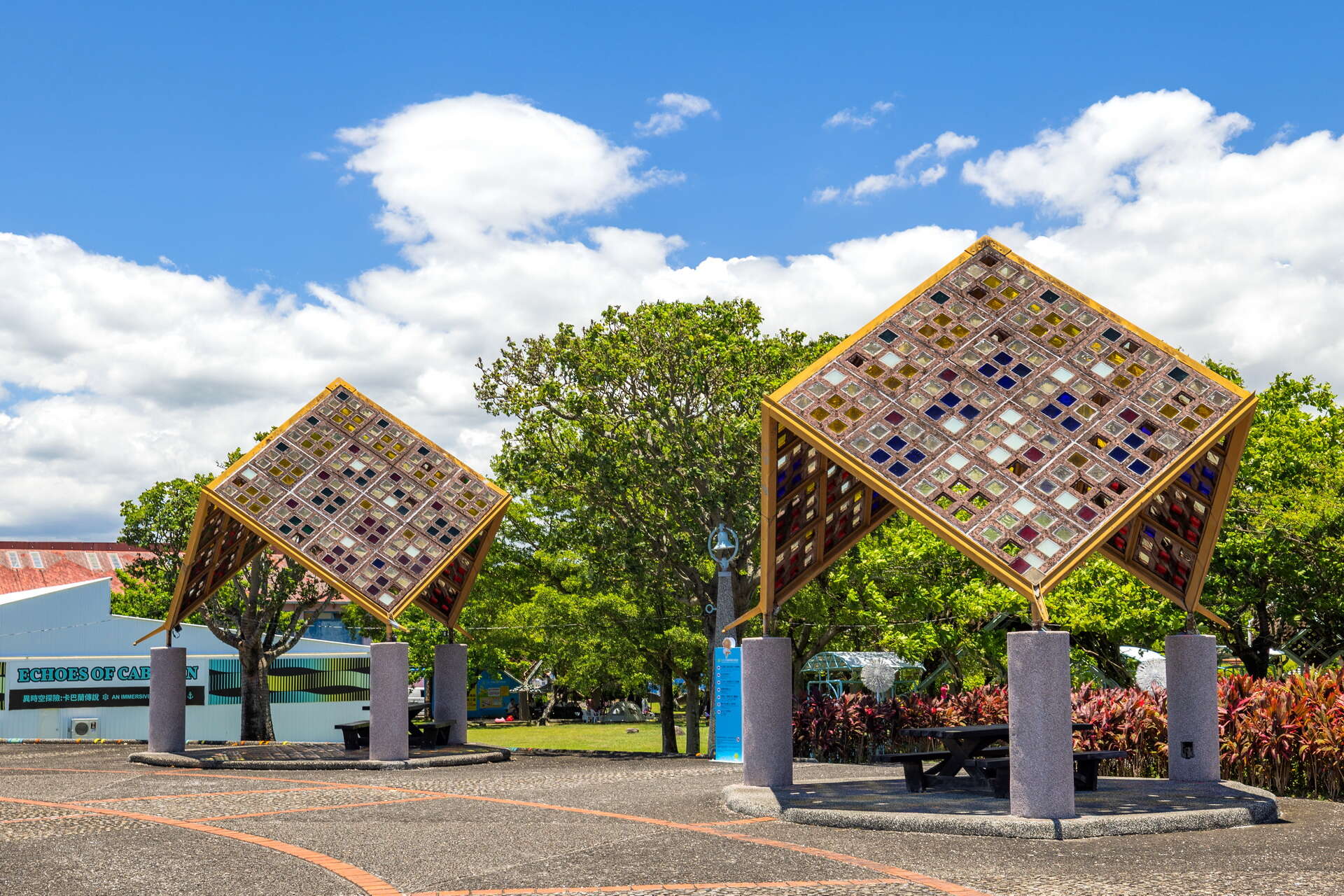 冬山河建築美景