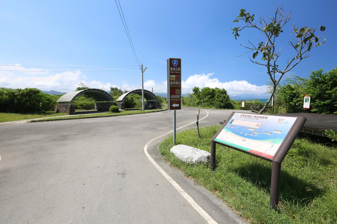 濱海自行車道標示圖
