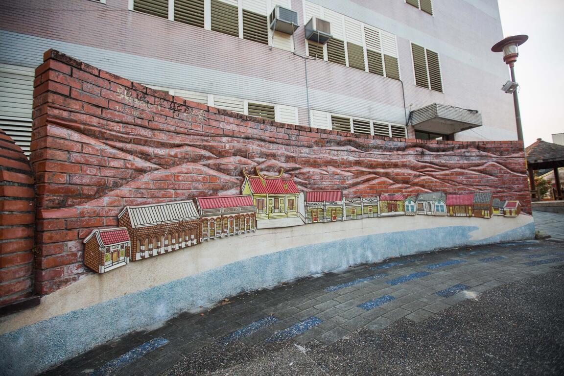 頭城老街街道牆