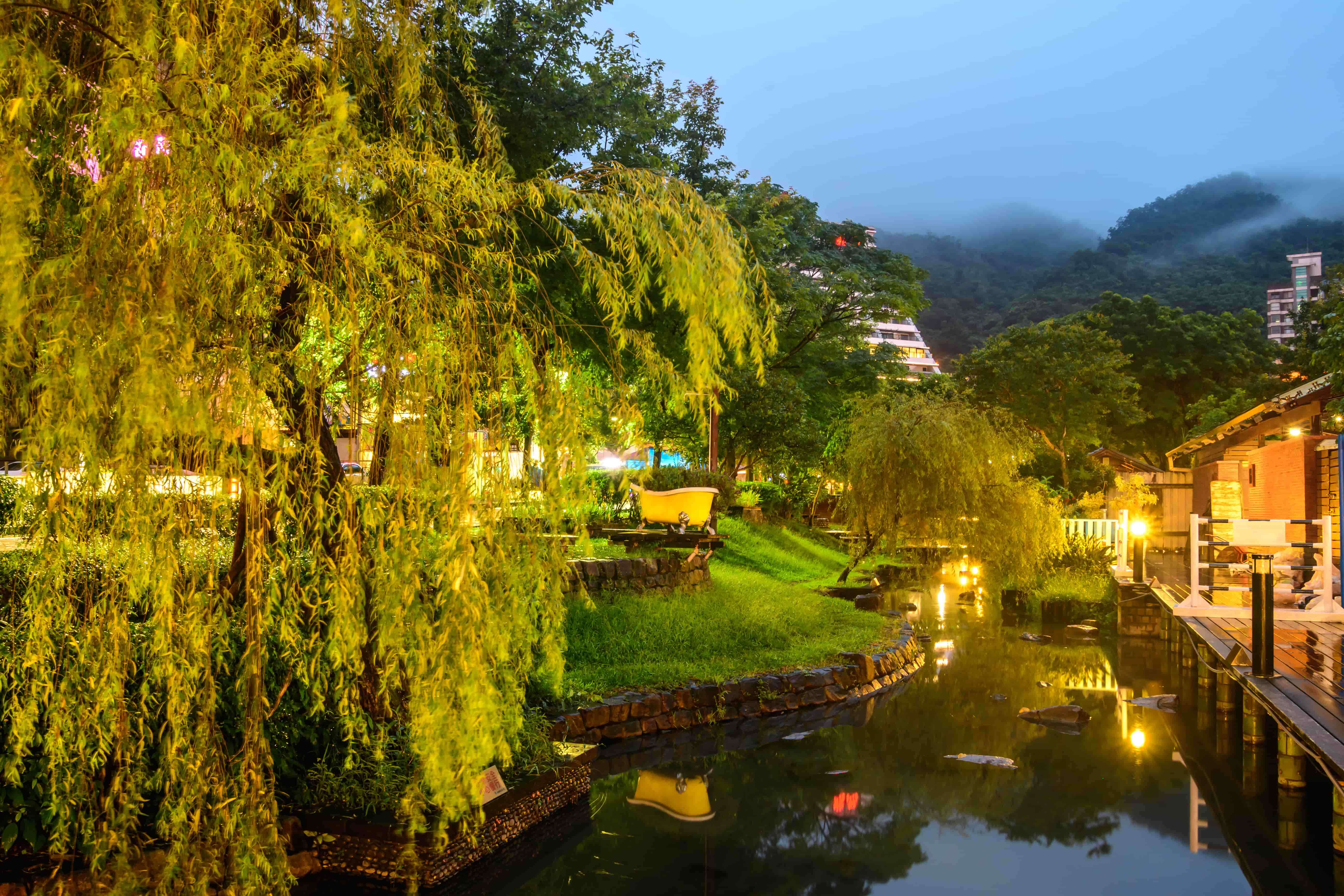 湯圍溝溫泉公園一景_礁溪鄉公所提供