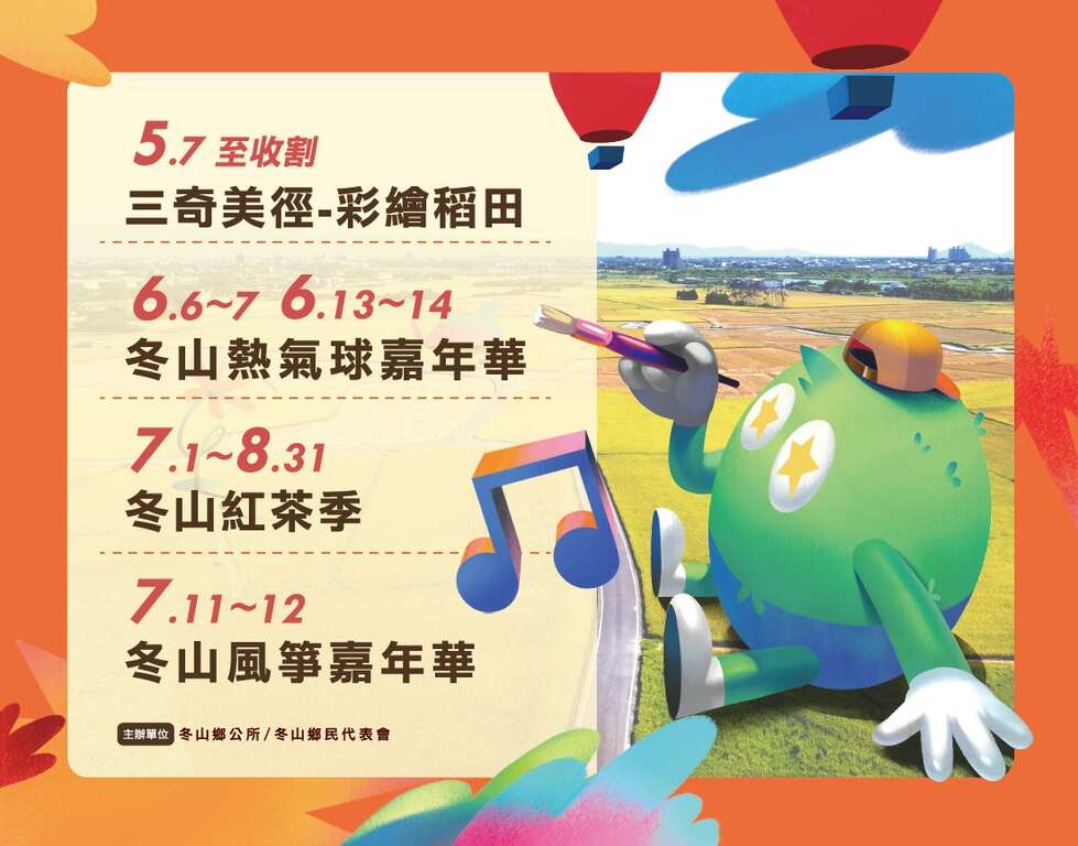 三奇美徑活動日期表